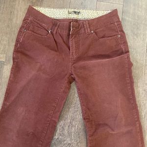 Prana women’s corduroy pants wide leg